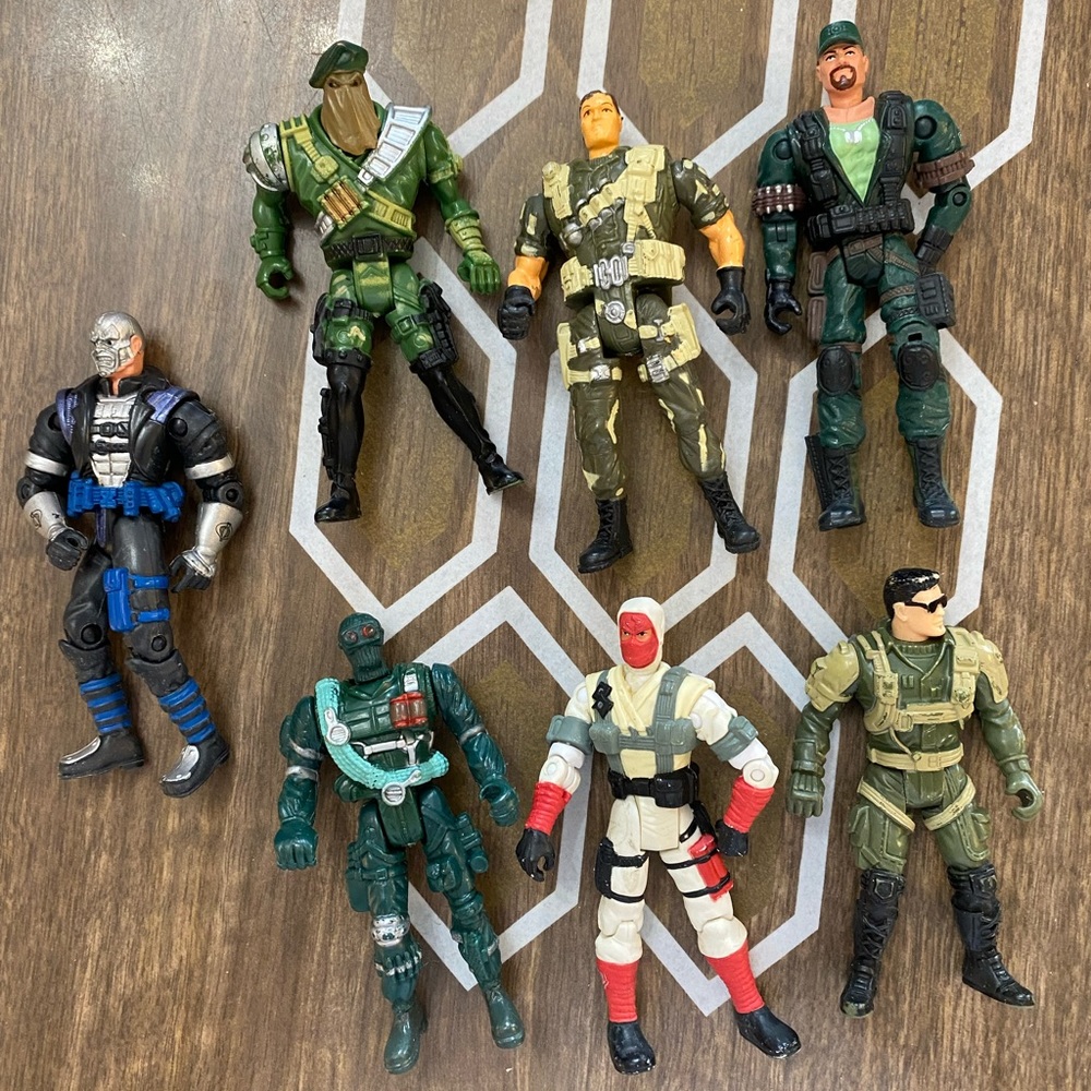 Vintage GI Joe figures